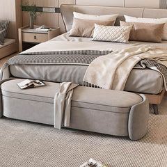 Stylish modern furniture: bench seat with storage