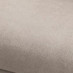 Stylish green bedroom bench with comfortable arms