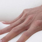 Orange upholstered bench in contemporary decor