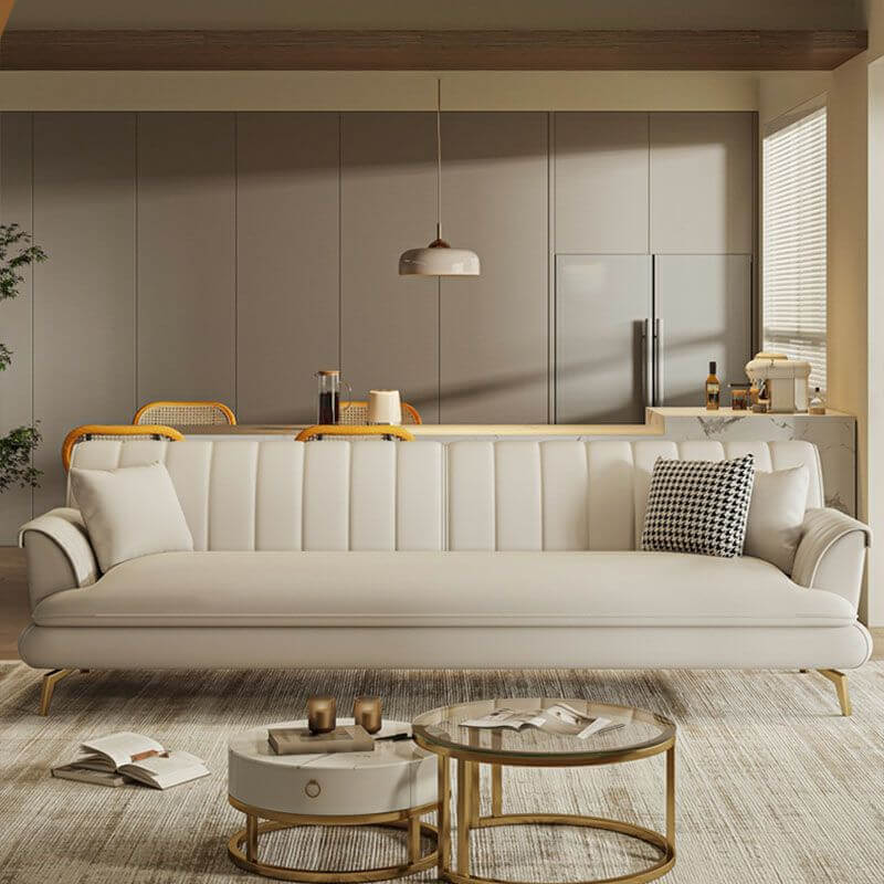 シンプリスティック 防水 グレー/アンバーカラー/ライムグリーン ソリッドカラー ソファ クッション（2つのクッション付き、4人掛け/3人掛け/2人掛け） サブ画像