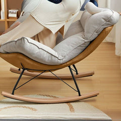 modern slipcovered lounge chair