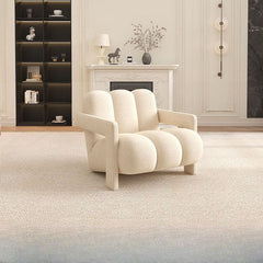 Sophisticated white chair as focal point