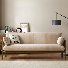 espresso upholstered sofa