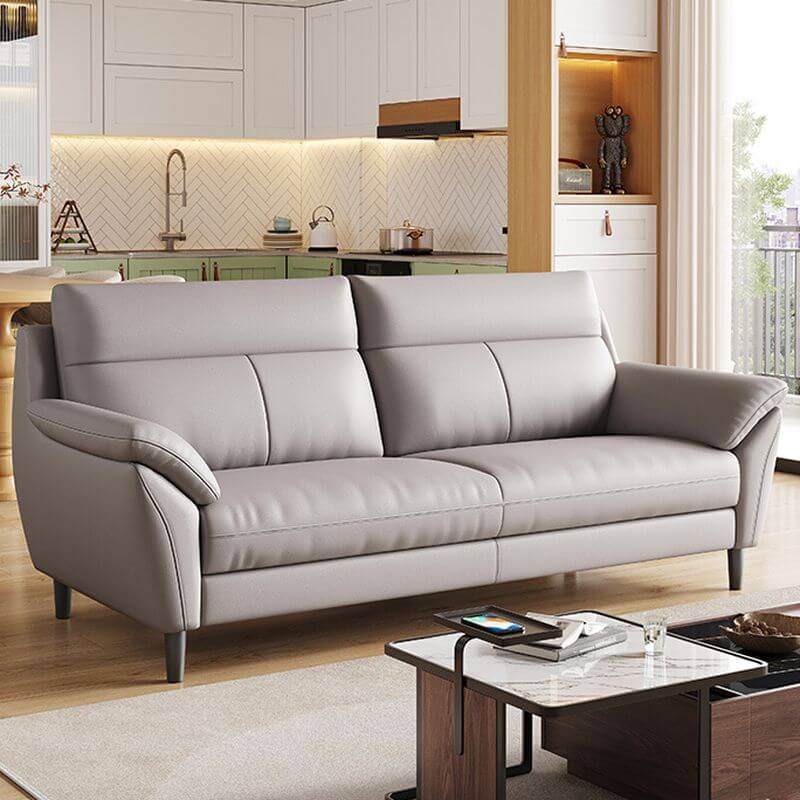 Versatile Grey Floor Sofa in modern living room メイン画像