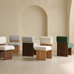 Contemporary upholstered stool