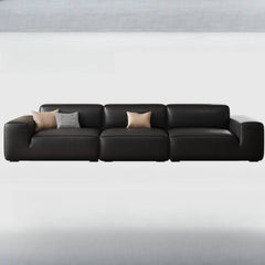 Elegant modern sofa with luxurious cushions