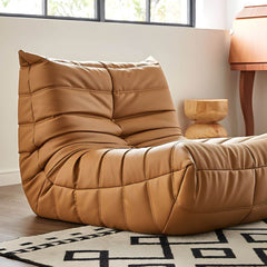 Comfortable single-seater bean bag in a bright interior setting