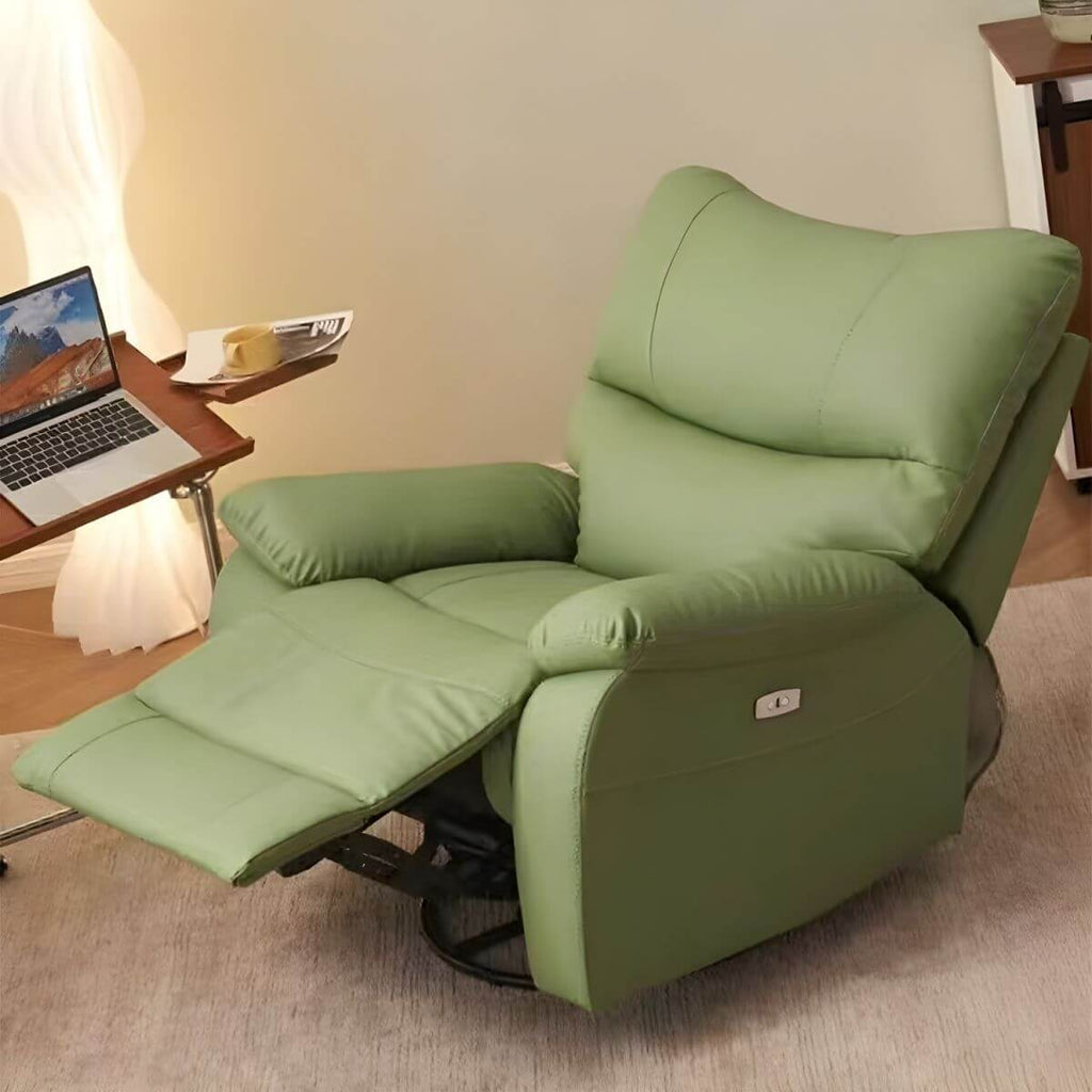 small modern recliner with lumbar support