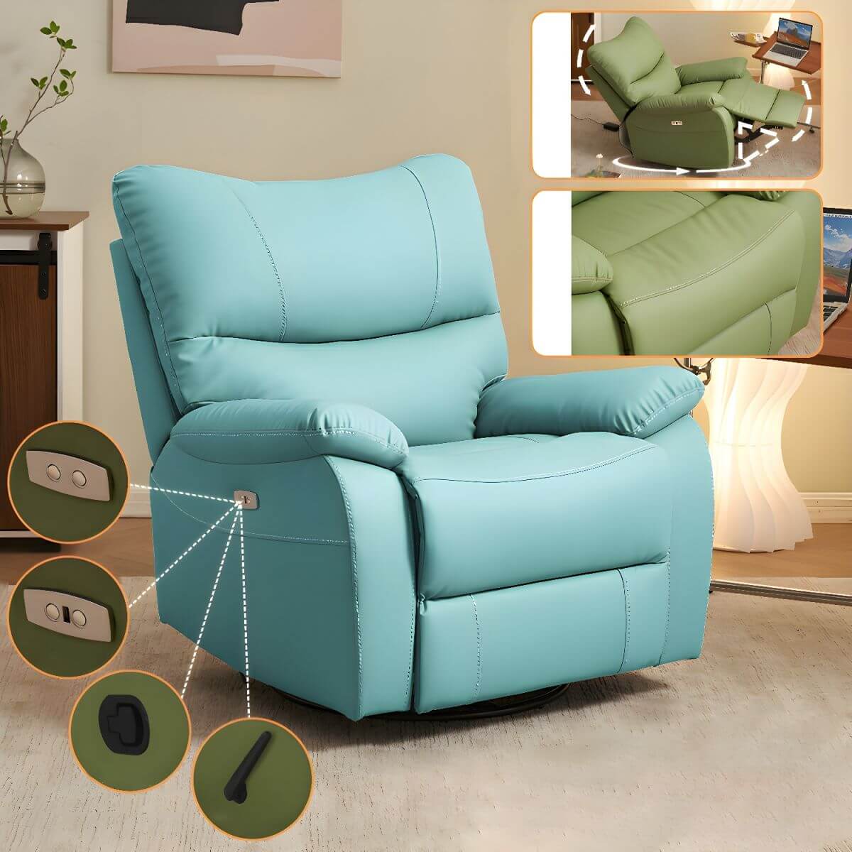 small recliner for compact spaces