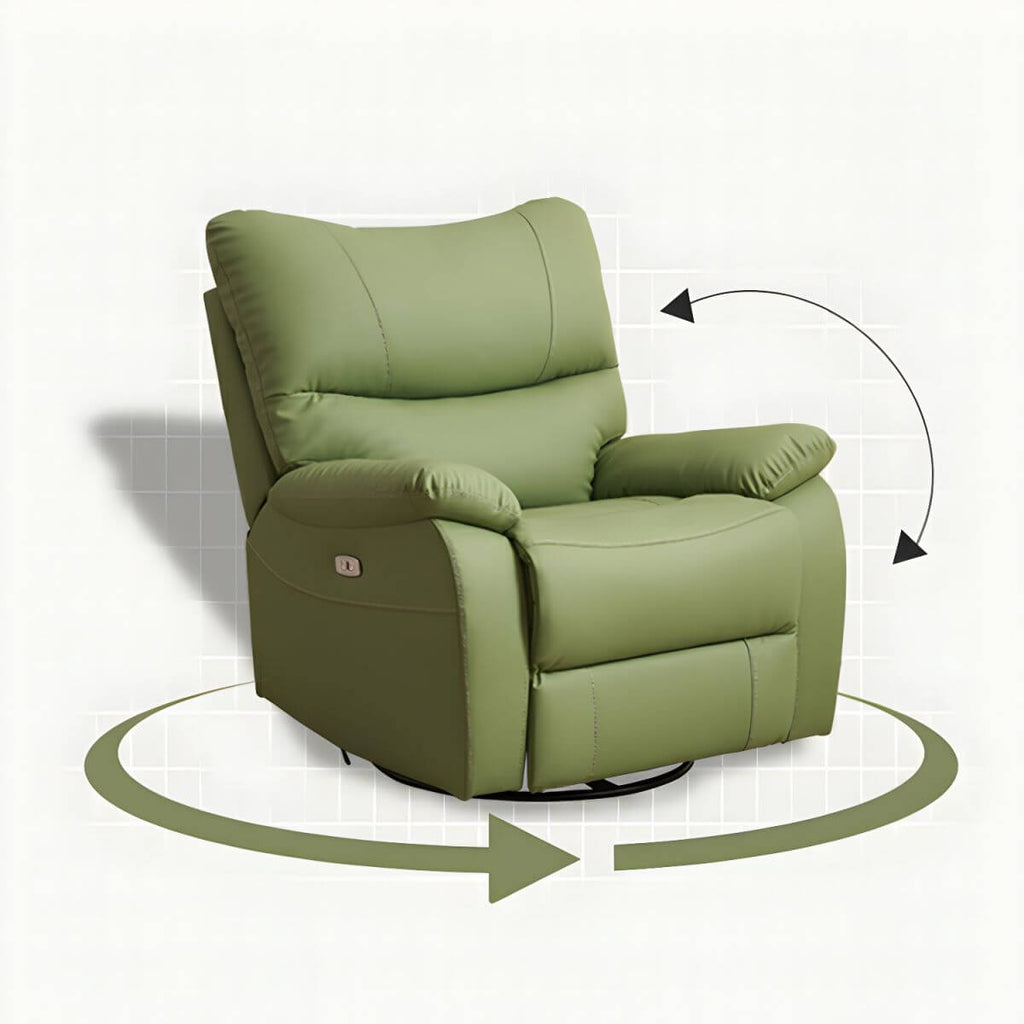 recliner with swivel rocker base