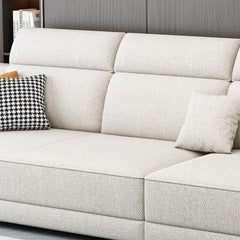 Comfortable lounging on Chalk Sofa Chaise