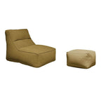 Soft and Cozy Cotton Blend Bean Bag Chair in Orange