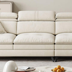 Cozy corner featuring L-shape chaise