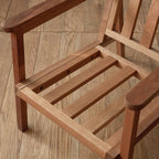 Non-Reclining Arm Chair in Warm Living Room