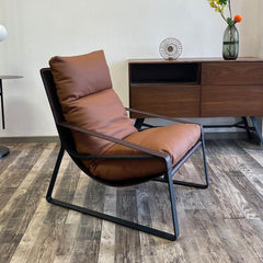 Auburn armchair with cushions