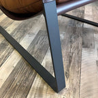 Auburn armchair with cushions