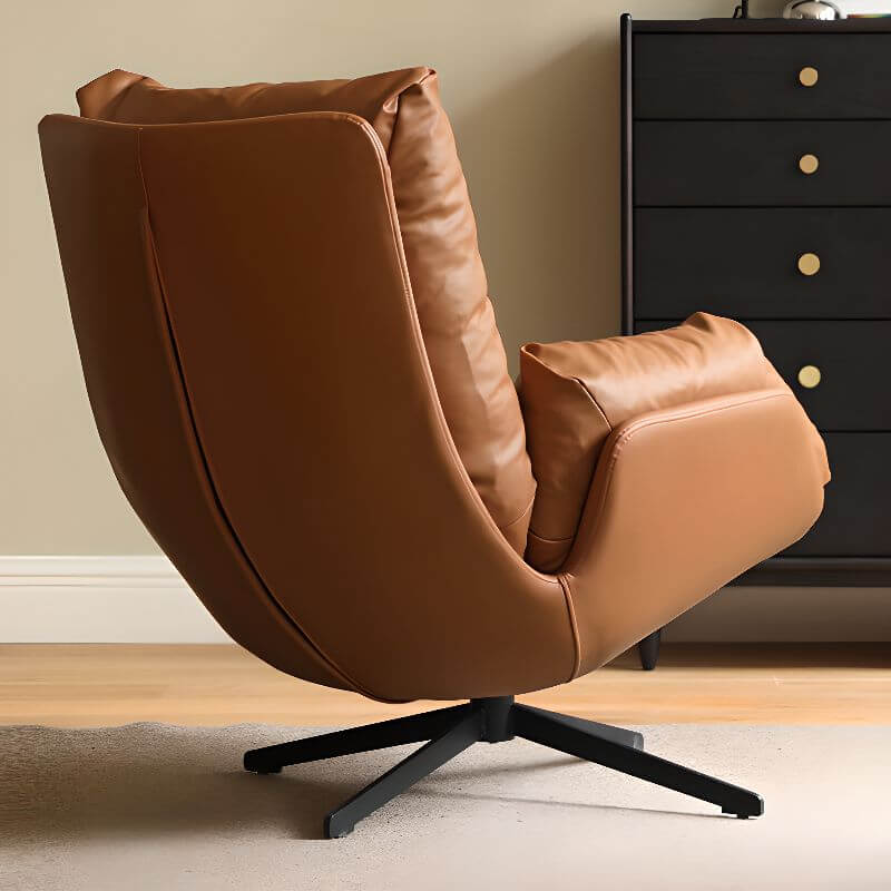 Solid Color Auburn Arm Chair in Living Room Setting