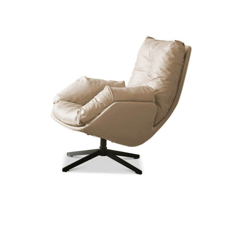 Sleek Design of Arm Chair in Dove Grey