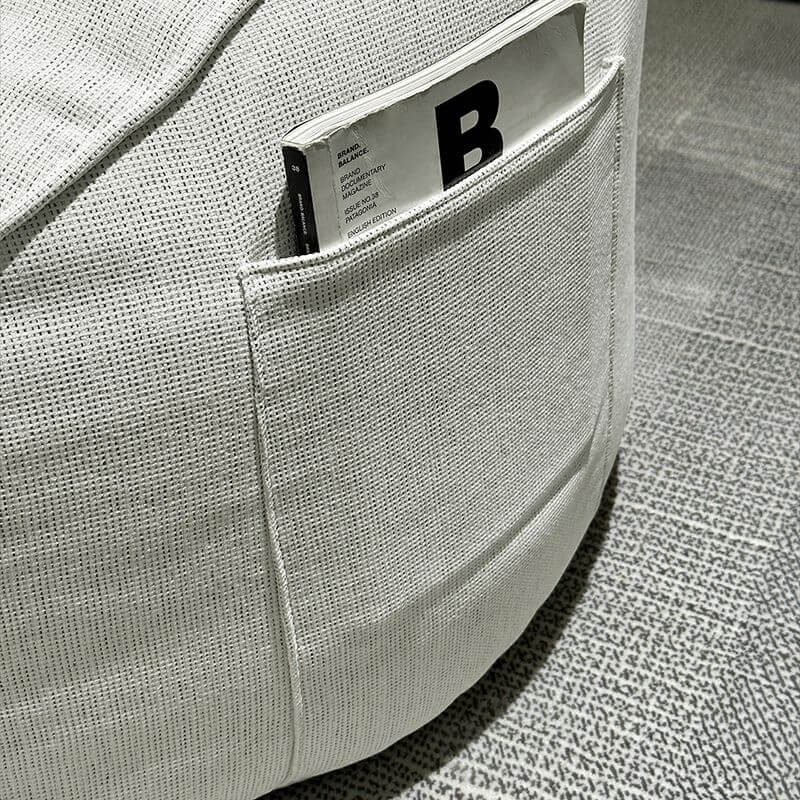 Versatile Solid Color Bean Bag Chair