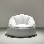 Brown Solid Color Bean Bag Chair