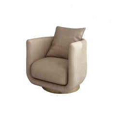 Stylish upholstered barrel chair