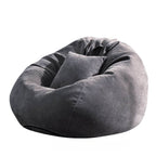 Green Snowflake Velvet Bean Bag Chair