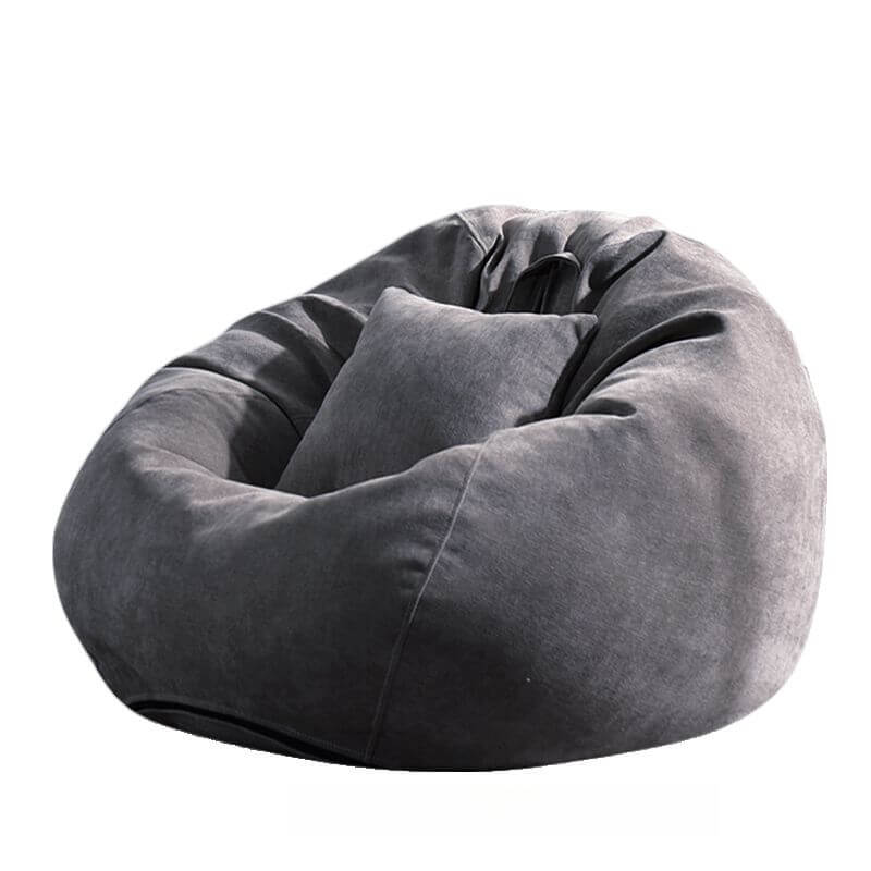 Green Snowflake Velvet Bean Bag Chair