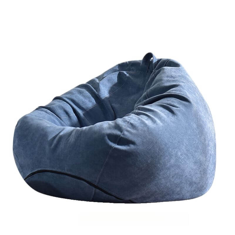 Burgundy Snowflake Velvet Bean Bag Chair