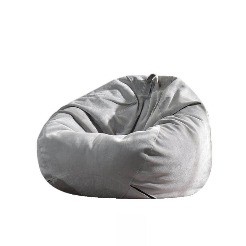 Burgundy Snowflake Velvet Bean Bag Chair