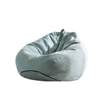 Green Snowflake Velvet Bean Bag Chair