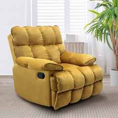 Accent Chair with Lumbar Support in Yellow