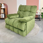 Accent Chair with Lumbar Support in Yellow