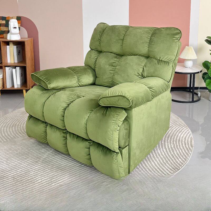 Accent Chair with Lumbar Support in Yellow