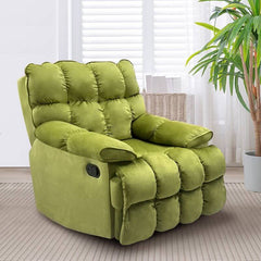 Grass Green Accent Chair with Independent Foot Movement