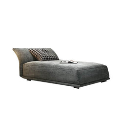 Sturdy wooden frame of the chaise lounge loveseat