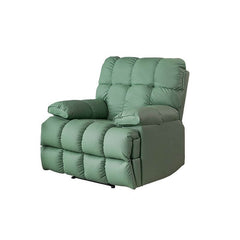 Solid Color Recliner with Plush Padding