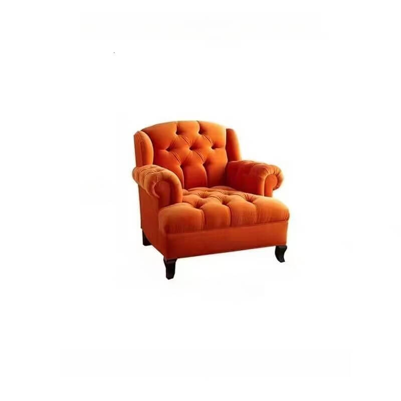 stylish pine arm chair with curved arms