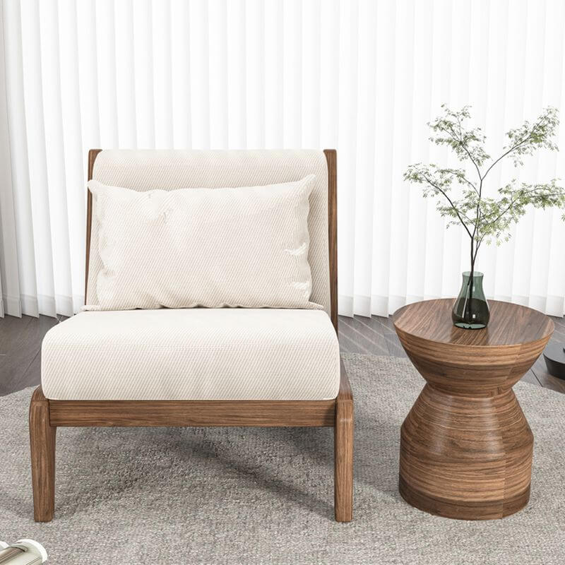 Comfortable pillow back lounge chair