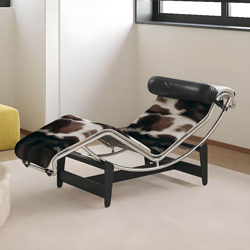 Solid Color Stainless Steel Chair Recliner front view Hauptbild