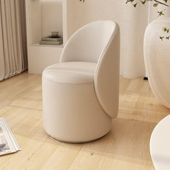 Drum base modern vanity stool