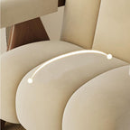 Upholstered Arm Chair with Sleek Design