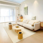 cream sofa with slipcover