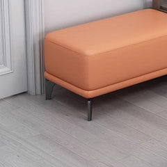 Black leg modern footstool