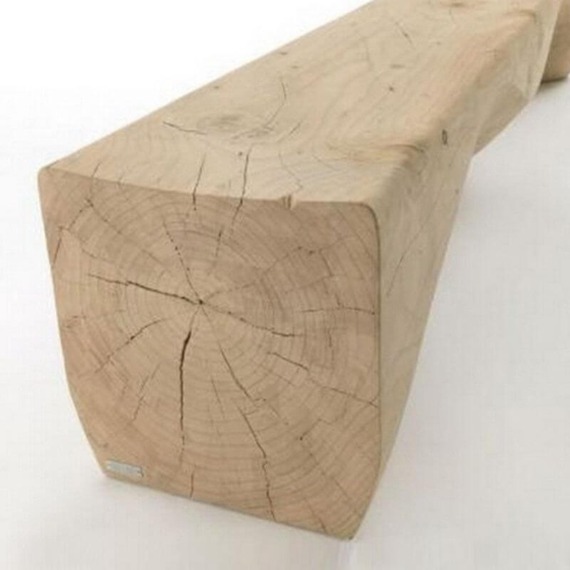 Durable and stylish solid wood entryway bench