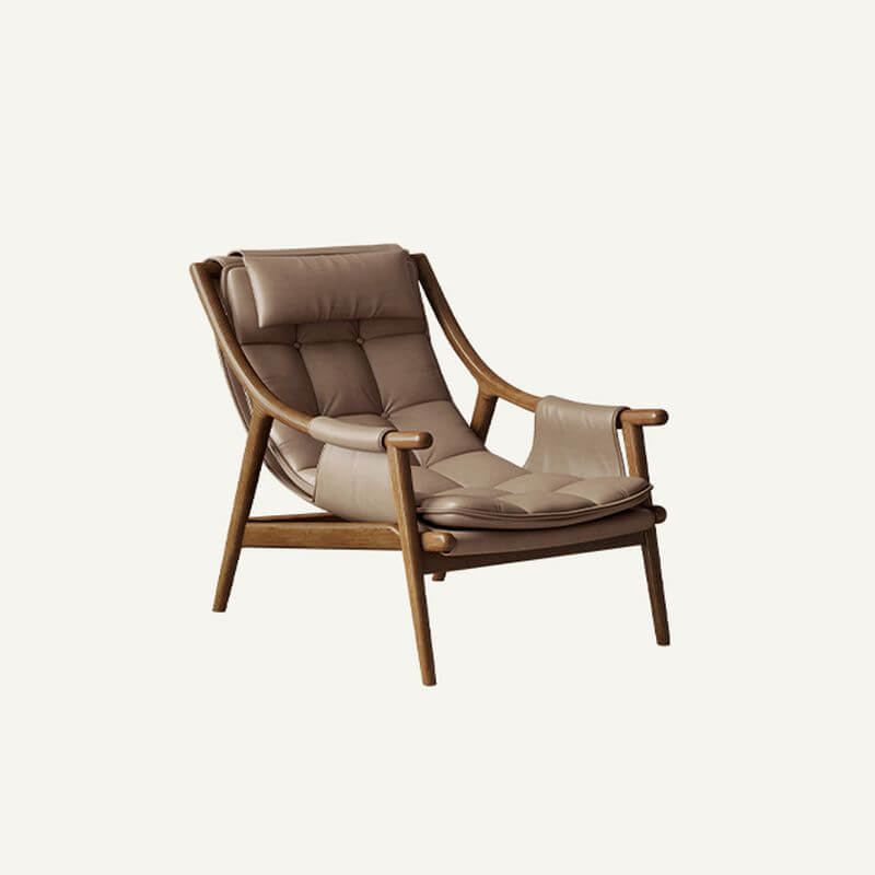 Reclining arm chair with classic style