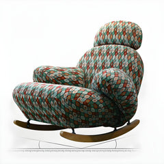 Elegant spindle rocking chair for relaxation