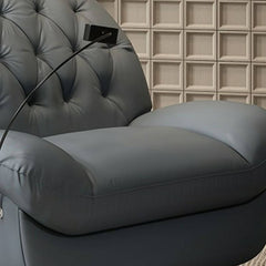 luxurious faux leather recliner