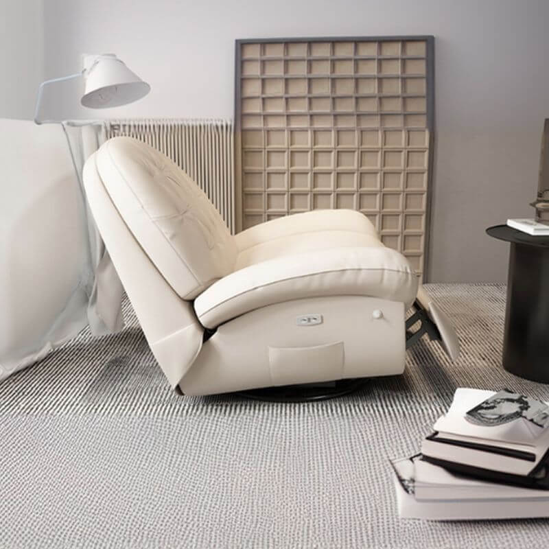 swivel gliding recliner in living room