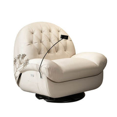 dark gray swivel glider