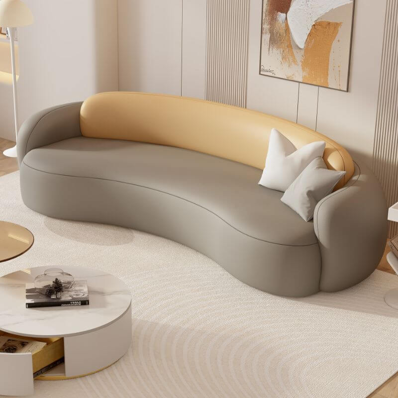 Stain Resistant Citrus Color Sofa メイン画像